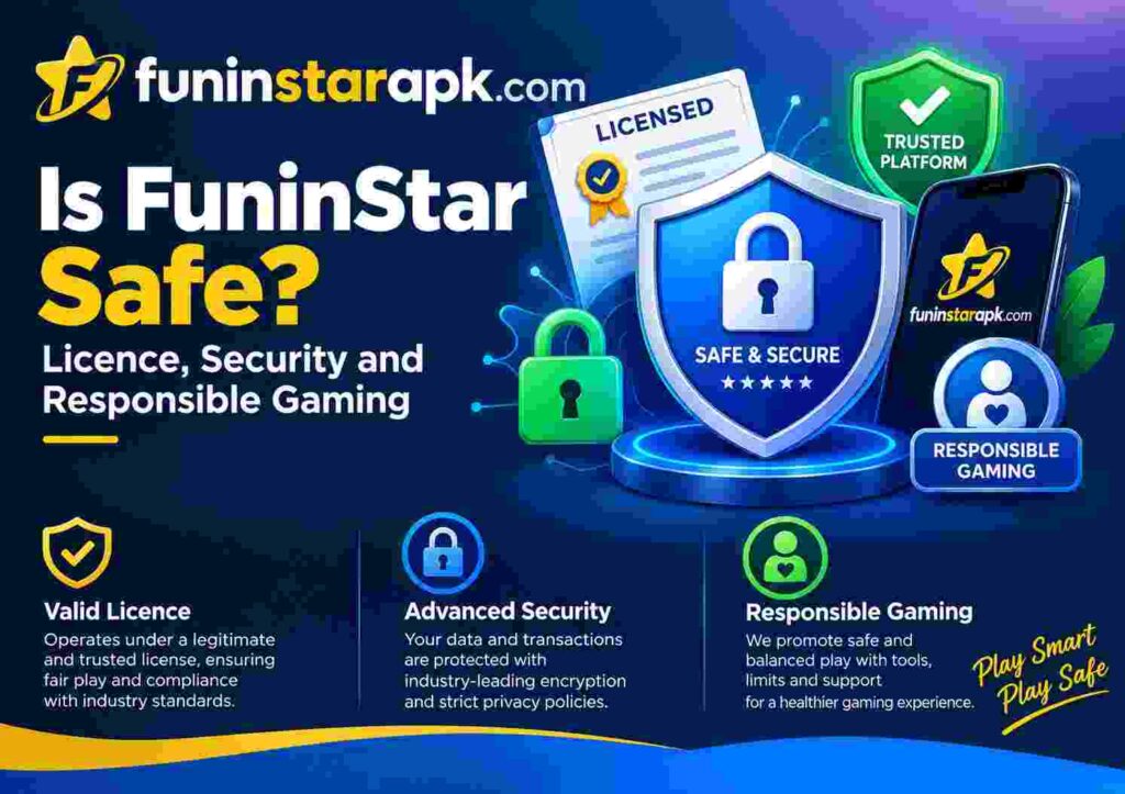 Is FuninStar Safe? Licence, Security and Responsible Gaming